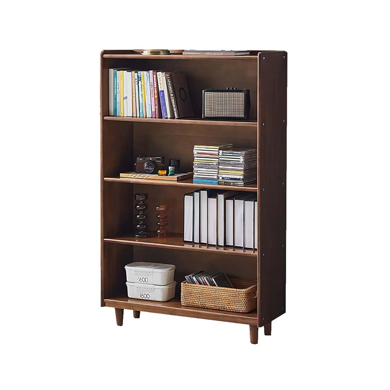 Floor-To-Ceiling Bookcase With Solid Wood Simple Storage., (3 Shelves) 51.18"H x 23.62"W x 11.81"D