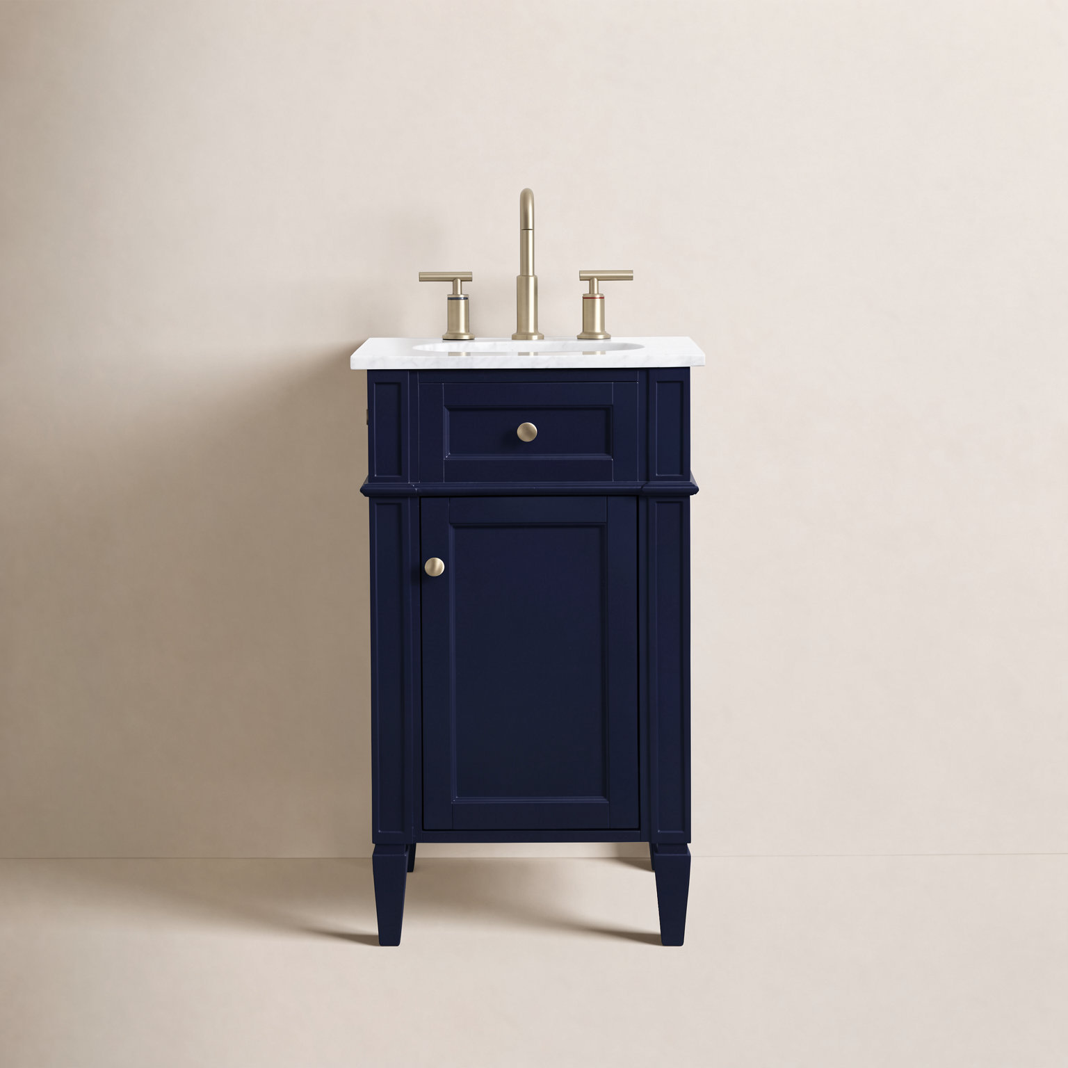 Rivers 18'' Single Bathroom Vanity, Blue