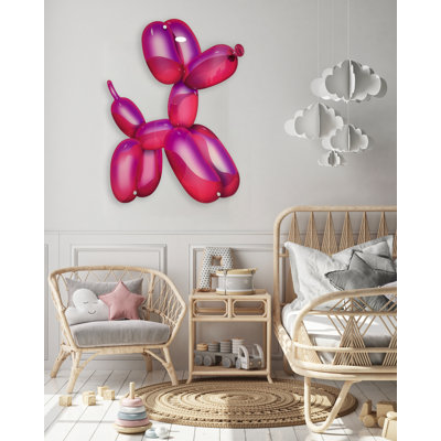 Décoration murale chien ballon