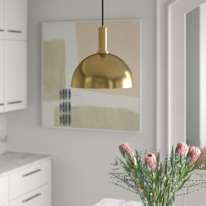 Jontez 1 - Light Dome Metal Shade Classic Design Single Pendant Light Fixture