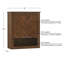 LaRay 24 Wood Wall Cabinet