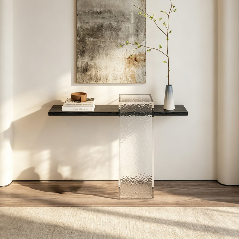Console Creative, H 29,53 po x l 54,33 po x P 9,84 po