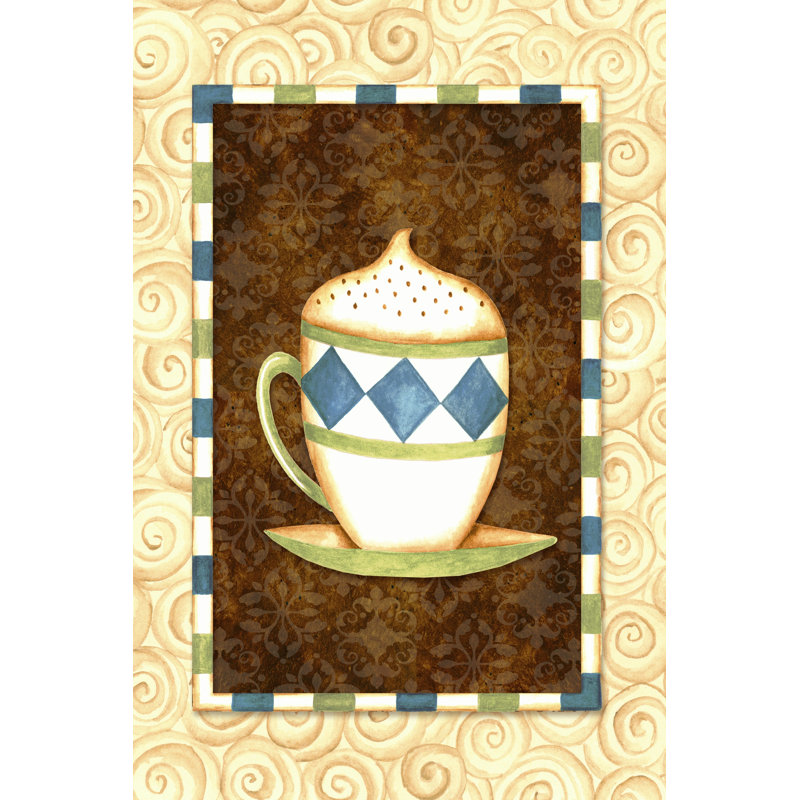 Mocha Latte IV by Sydney Wright - Wrapped Canvas Painting, 76cm H x 51cm W
