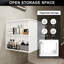 Lavabo de salle de bain 24 po pour salles de bain spacieuses - Armoire moderne sans lavabo, chêne blanc américain, composable, grands espaces de bain Gleam Composable blanc, chaleur excessive-121099352