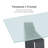 Metal and Glass Sliding Barn Door with Soft Close and Installation Hardware Kit-102461091