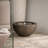 Round Sphere Style Water Fountain with LED Light, Modern Indoor Outdoor Polyresin Fountain for Home Patio Garden, Auto Shut Off Pump - Bronze-455099078
