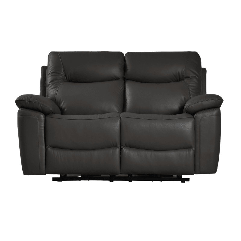 Amarien Genuine Leather Electric Power Recliner 2 Seater, Grey