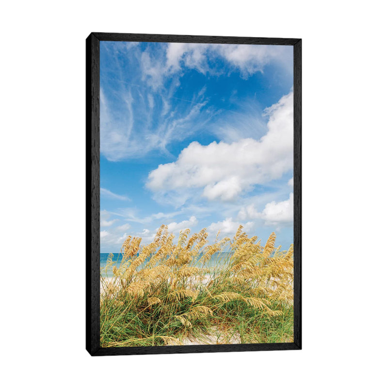 St. Pete Beach III 1 Piece Wall Art on Canvas, 101.6cm H x 66.04cm W x 3.81cm D, Black Framed