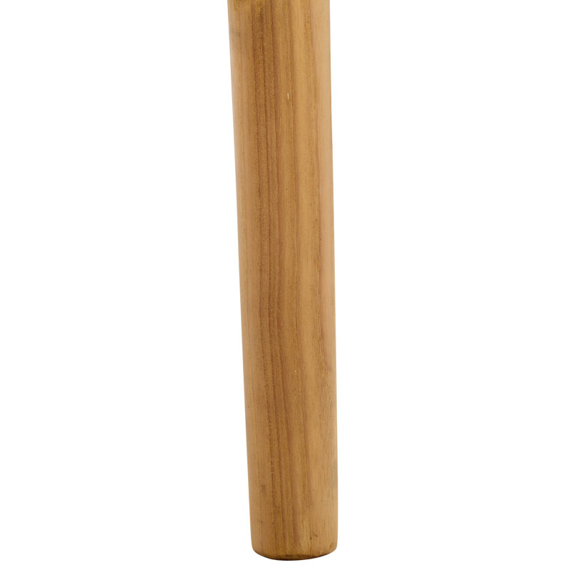 Laylie Rattan And Leather Counter Stool, Tan