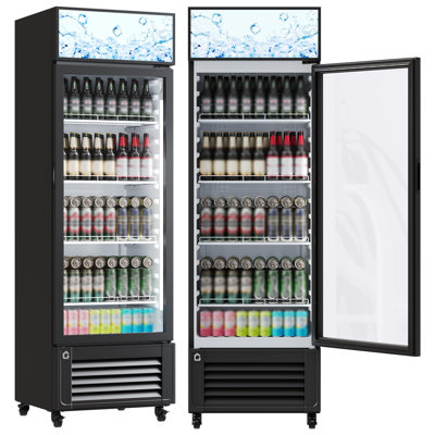 Commercial Beverage Refrigerator, One Glass Door Display Refrigerator