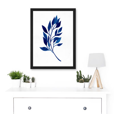 Watercolour Leaves - Single Picture Frame Print