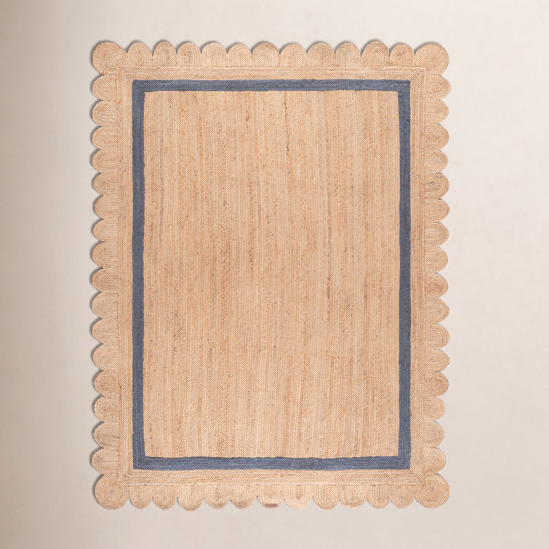 Inaki Handwoven Jute Area Rug, Rectangle 8' x 10'