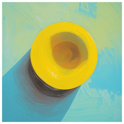 Yellow Hat On Canvas Gallery Wrap in Many Sizes