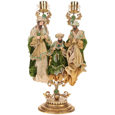 3 Kings On Pedestal - 27 Inches