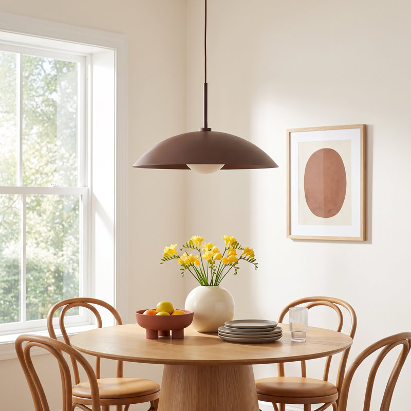 Huxley 1 - Light Single Pendant, Burgundy