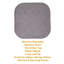 Coussin de chaise en mousse viscoélastique antidérapante 16 po x 16 po Alexis-112466864-86741251