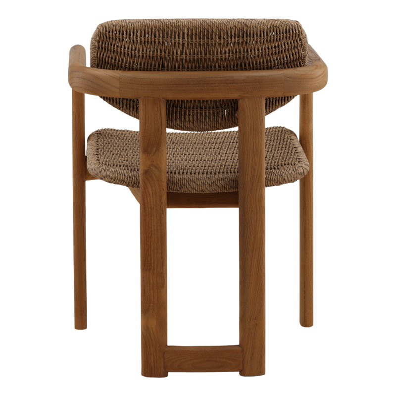 Alva Outdoor Dining Chair Light Brown
