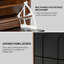 14 Pair Solid Wood Shoe Storage Cabinet-1211058582