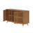 Mid-Century Modern 59" Solid Wood Sideboard/TV Stand with Slat Doors-366692388