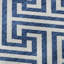 Tapis bleu en tweedy lavable à la machine Premium-455660069