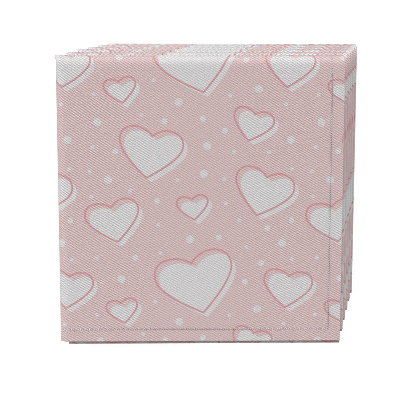 Genevia Cotton Twill Geometric Square Napkin