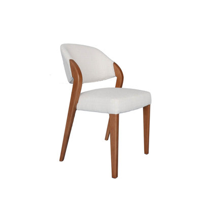 Cajsa 21'' H Upholstered Walnut Side Chair