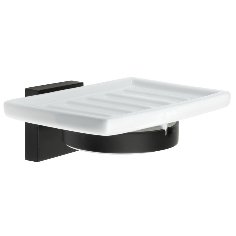 Plat à savon Witherspoon, Noir mat