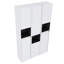 Armoire latérale de salle de bain 12 po, 6 portes à fermeture douce, conception à fixation flottante