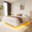 Lit flottant avec lumière White Boucle-340569309