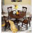 Retro American-style Solid Wood Round Dining Table-111066987