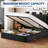 Queen Bed Frame with Lift Up Storage, Upholstered Velvet Bed with Storage Headboard-117328036-117328038