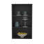 Armoire murale noire pour la chambre à coucher, le bureau et le salon - 36 espaces de rangement ouverts de 36 po-534734949-534734947