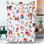Jeté pour chien à motif floral pour les amoureux des chiens, couverture en flanelle pour chien