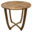 Ensemble repas d'extérieur en bois 3 pièces KD avec coussins Hermosa