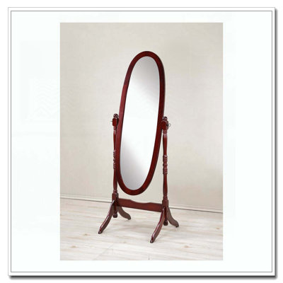 Wood Floor Mirror