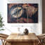 «Compass And Old Map» sur toile-125234293