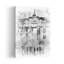 Berlin Brandenburg Gate Watercolor Abstract Modern City Wall Art Print-539158976
