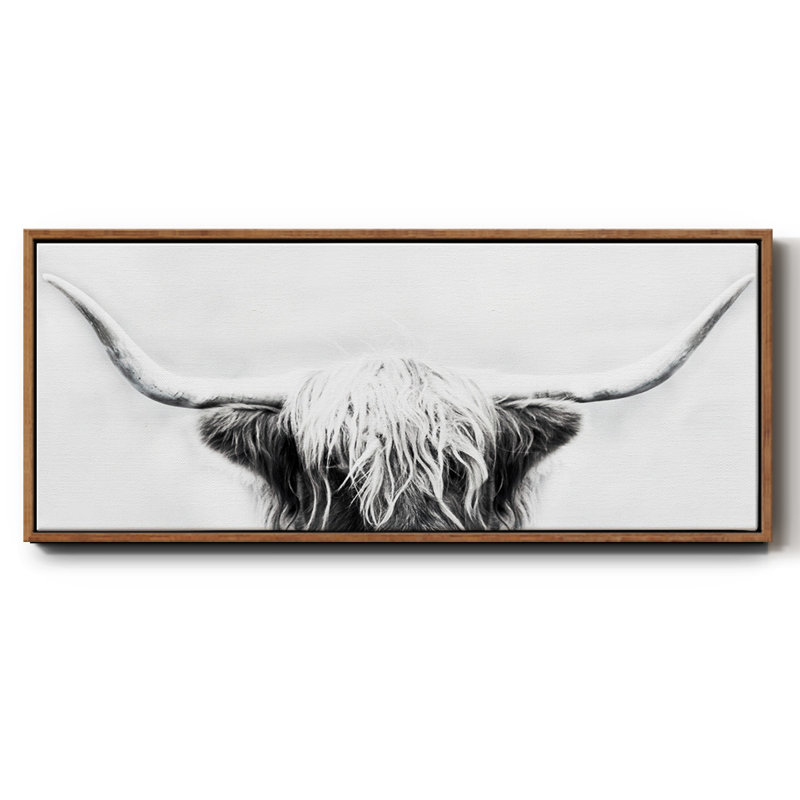 Longhorn - toile encadrée, H 24 po x l 60 po