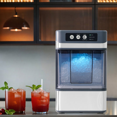 TASTELIFE 38 Lb. Daily Production Chewable Soft Portable Ice Maker, Nugget Ice, Low Noise, Self-Cleaning