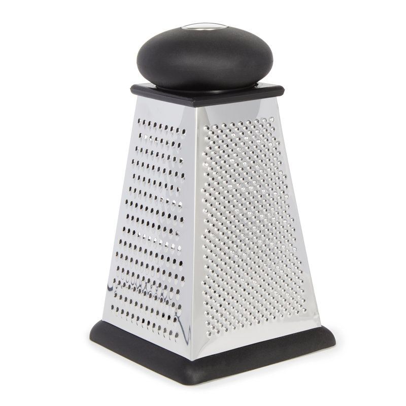 Essentials 9" Stainless Steel 4-Sided Square Grater