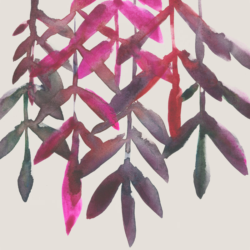 Fuchsia Vine II - Wrapped Canvas Print, 122cm H x 122cm W