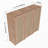 36" Bathroom Side Cabinet,Soft Close Doors,Float Mounting Design
