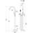 Floor Mount Freestanding Bathtub Filler Faucet with Handheld Shower-53073551
