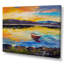 «Fishing Boart on Ocean Scenery», reproduction d'art sur toile-1046545852-1046545799