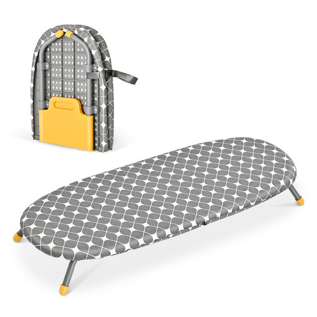 Planche à repasser pliable, petite planche de table avec housses résistantes à la chaleur
