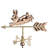 25'' H Metal Animals Weathervane