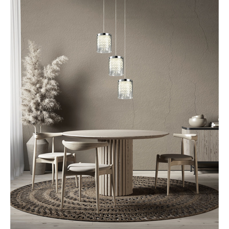 3 - Light LED Cluster Pendant