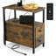 Ahmik 2 - Drawer End Table and Built-In Outlets