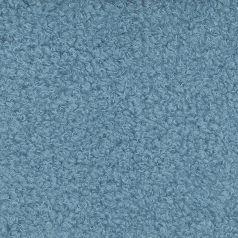 Tissu bouclé 57 po 57 po, Bleu ciel