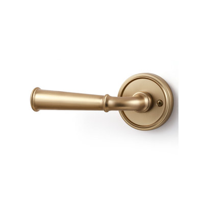MRML Champagne Bronze Passage Door Handle, Interior Kitchen Pantry Hallway Door Lever Hall Closet Door Handle, Aluminium Alloy Handle Lever